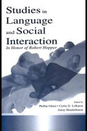 Studies in language and social interaction /