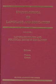 Encyclopedia of language and education.