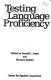 Testing language proficiency /
