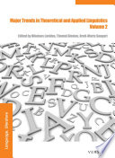 Major Trends in Theoretical and Applied Linguistics 2 /