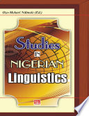 Studies in Nigeran linguistics /