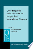 Cross-linguistic and cross-cultural perspectives on academic discourse /