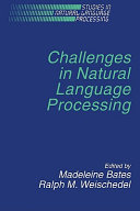 Challenges in natural language processing /