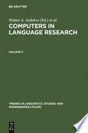 Computers in language research 2 /