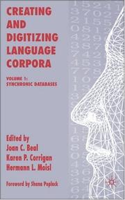 Creating and digitizing language corpora /