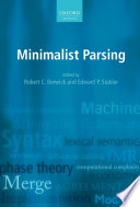 Minimalist parsing /