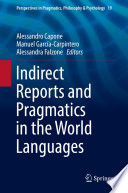 Indirect Reports and Pragmatics in the World Languages /