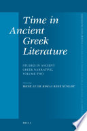 Time in ancient Greek literature /