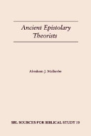 Ancient epistolary theorists /