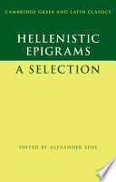 Hellenistic epigrams : a selection /