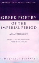 Greek poetry of the Imperial Period : an anthology /
