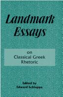 Landmark essays on classical Greek rhetoric /