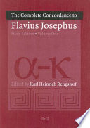 The complete concordance to Flavius Josephus /