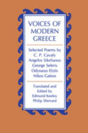 Voices of modern Greece : selected poems /