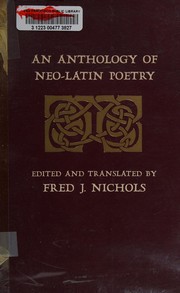 An Anthology of neo-Latin poetry /