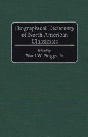 Biographical dictionary of North American classicists /