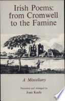 Irish poems : from Cromwell to the Famine : a miscellany /