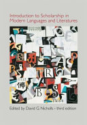 Introduction to scholarship in modern languages and literatures /