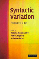 Syntactic variation : the dialects of Italy /