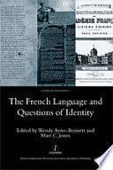 The French language and questions of identity /