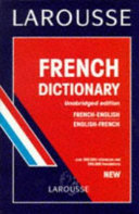 French-English English-French dictionary /