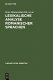 Lexikalische Analyse romanischer Sprachen : herausgegeben von Peter Blumenthal, Giovanni Rovere und Christoph Schwarze.