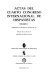 Actas del cuarto Congreso Internacional de Hispanistas : celebrado en Salamanca, agosto de 1971 /