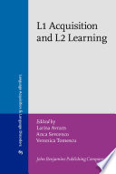 L1 acquisition and L2 learning : the view from Romance /