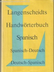 Langenscheidt's Handwörterbuch Spanisch.