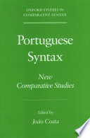 Portuguese syntax : new comparative studies /