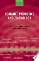Romance phonetics and phonology /