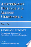 Language contact : substratum, superstratum, adstratum in Germanic languages /