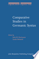 Comparative studies in Germanic syntax : from Afrikaans to Zurich German /