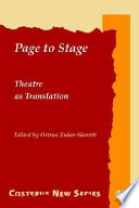 Page to stage : theatre as translation /