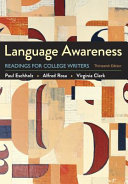 Language awareness : readings for college writers /