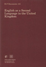 English as a second language in the United Kingdom : linguistics and educational contexts /