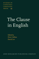 The clause in English : in honour of Rodney Huddleston /