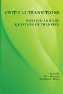 Critical transitions : writing and the question of transfer /