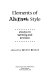 Elements of alternate style : essays on writing and revision /