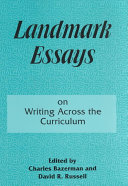 Landmark essays on writing across the curriculum /