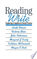 Reading-to-write : exploring a cognitive and social process /
