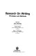 Research on writing : principles and methods /