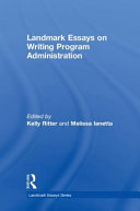 Landmark essays on writing program administration /