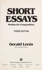 Short essays : models for composition /