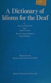 A Dictionary of idioms for the deaf /