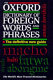 The Oxford dictionary of foreign words and phrases /
