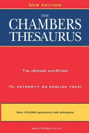 The Chambers thesaurus /