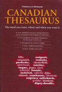 The Fitzhenry & Whiteside Canadian thesaurus /