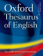 Oxford thesaurus of English.