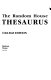 The Random House thesaurus /